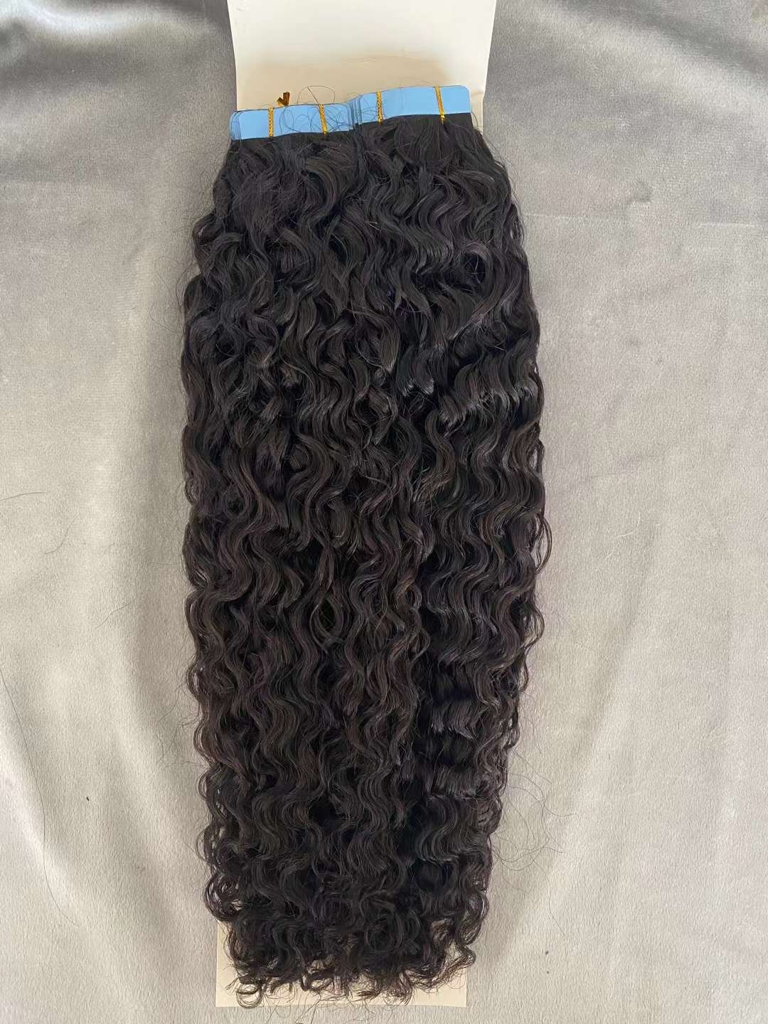 Wholesales Russian 100% Remy Human Hair Extension, Super Blue Tape Hair