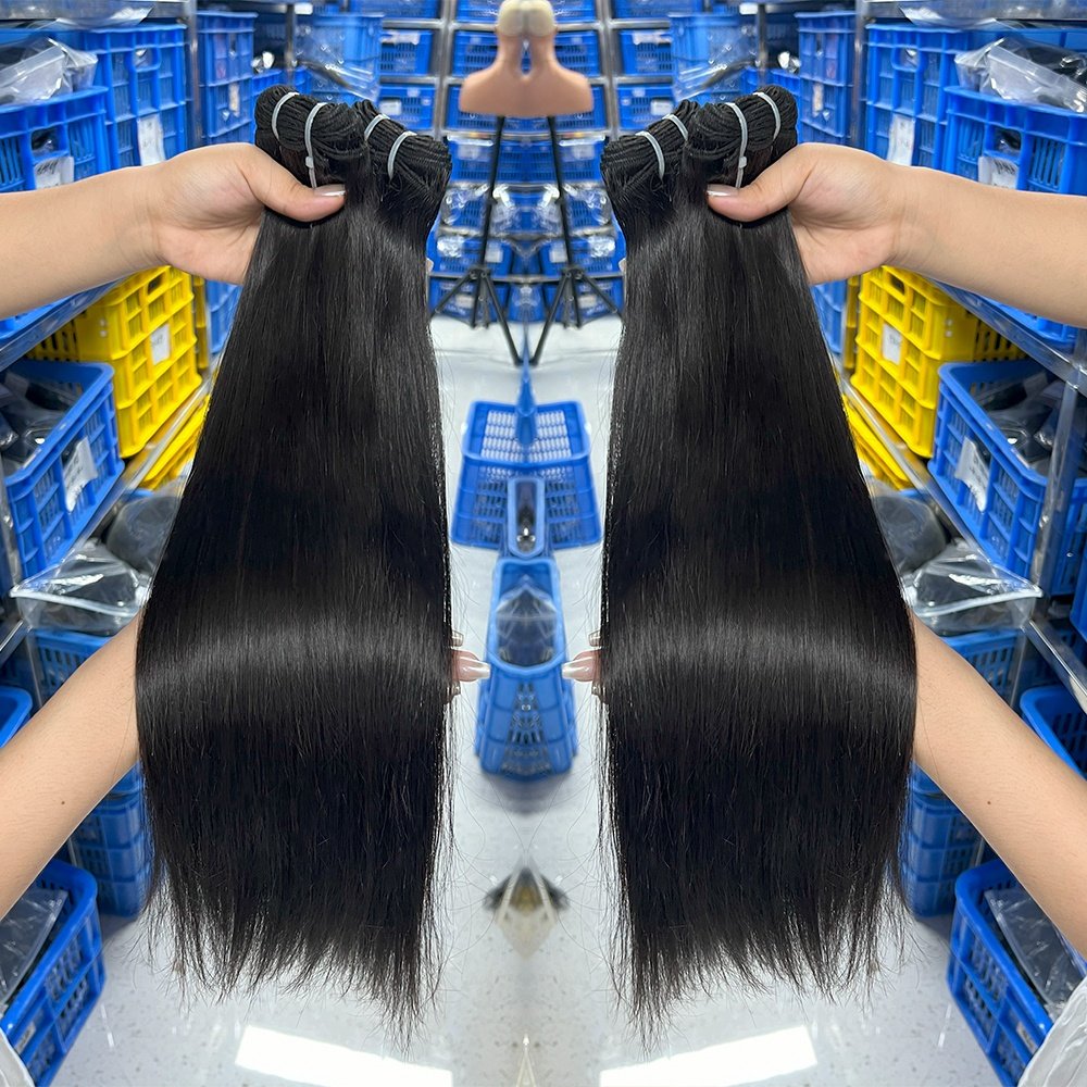 100% Virgin Brazilian hair Indian Temple Virgin Remy Hair 100%unprocessed Human Hair Extension