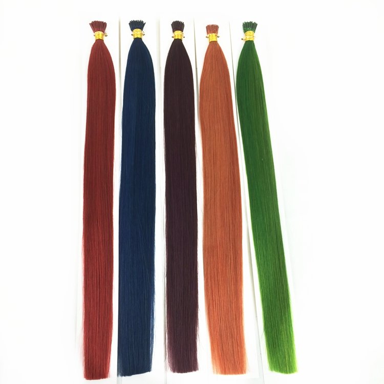 XUCHANG HARMONY 50grams 20inch 1g/piece machine-made remy quality stick i tip human hair extension