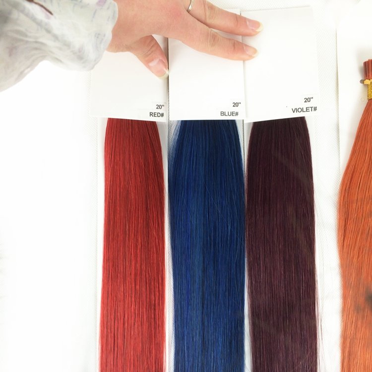 XUCHANG HARMONY 50grams 20inch 1g/piece machine-made remy quality stick i tip human hair extension