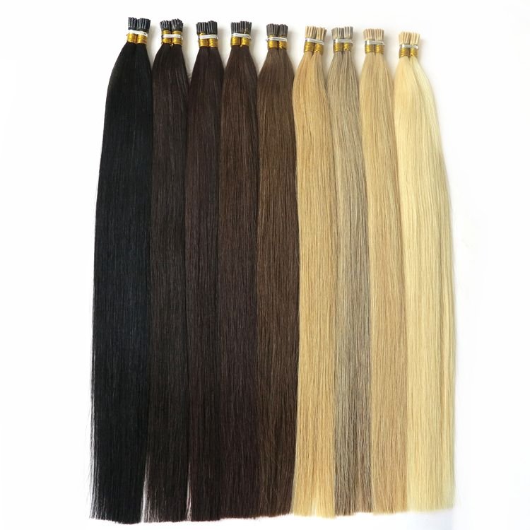 XUCHANG HARMONY 50grams 20inch 1g/piece machine-made remy quality stick i tip human hair extension