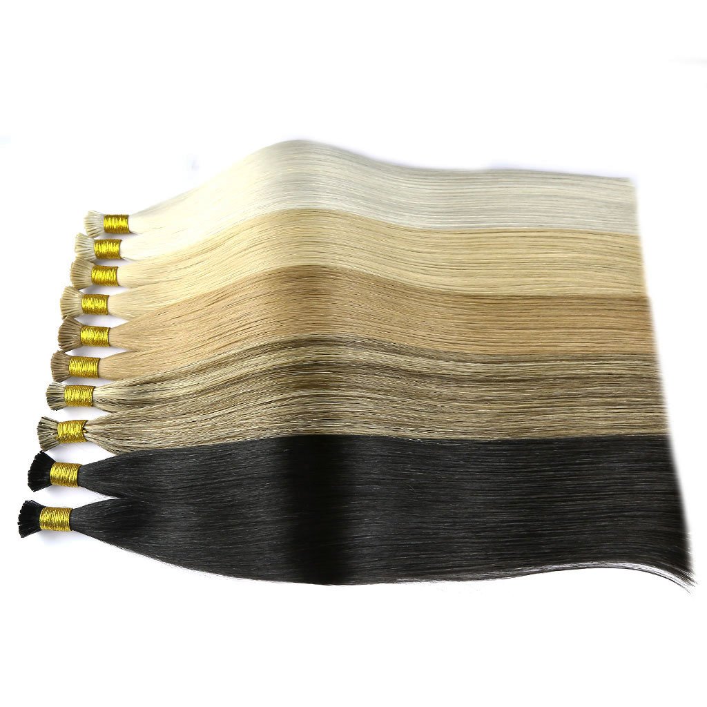 Raw Keratin Itip Extension Hair 100% Remy Natural Hair Extension Human Double Drawn Vietnam I Tip Hair Extensions Wholesale