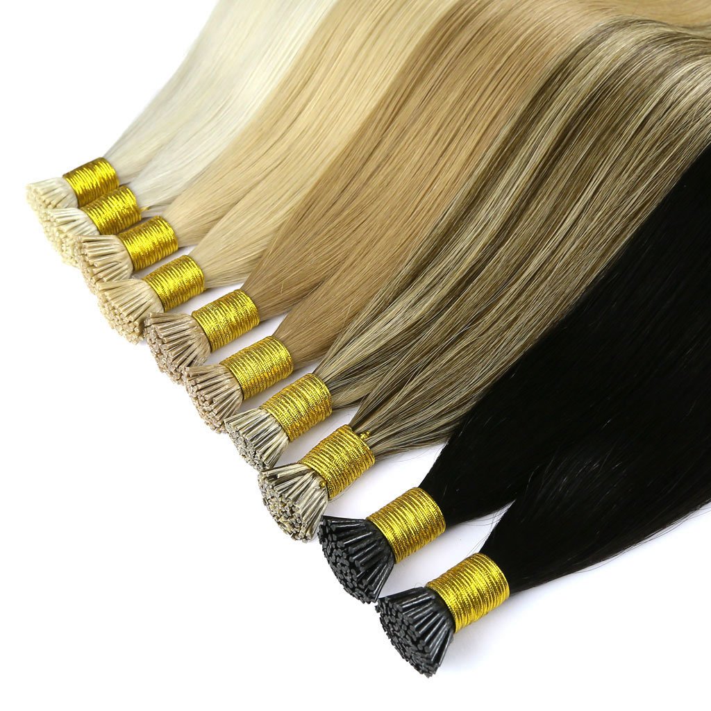 Raw Keratin Itip Extension Hair 100% Remy Natural Hair Extension Human Double Drawn Vietnam I Tip Hair Extensions Wholesale