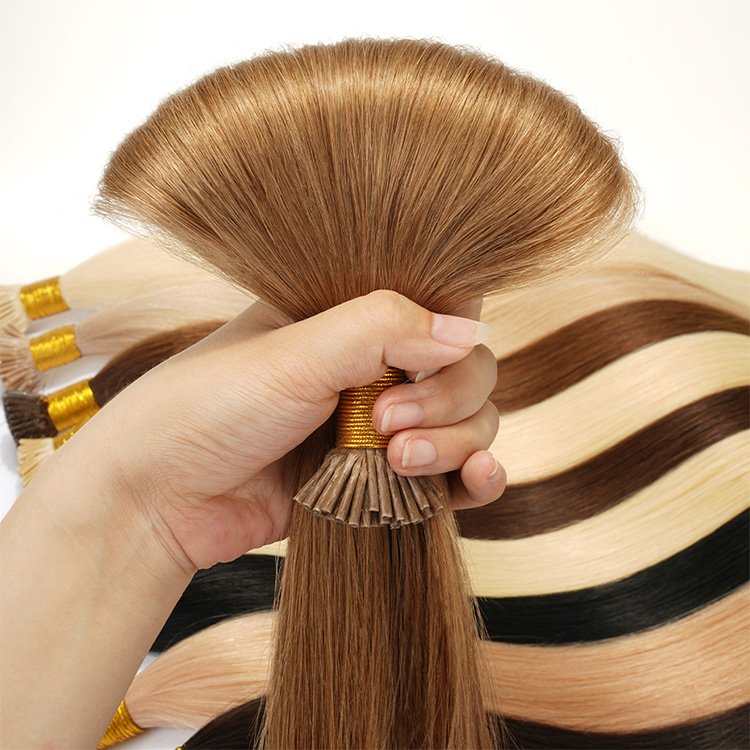 Raw Keratin Itip Extension Hair 100% Remy Natural Hair Extension Human Double Drawn Vietnam I Tip Hair Extensions Wholesale