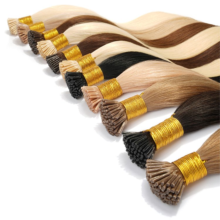Raw Keratin Itip Extension Hair 100% Remy Natural Hair Extension Human Double Drawn Vietnam I Tip Hair Extensions Wholesale