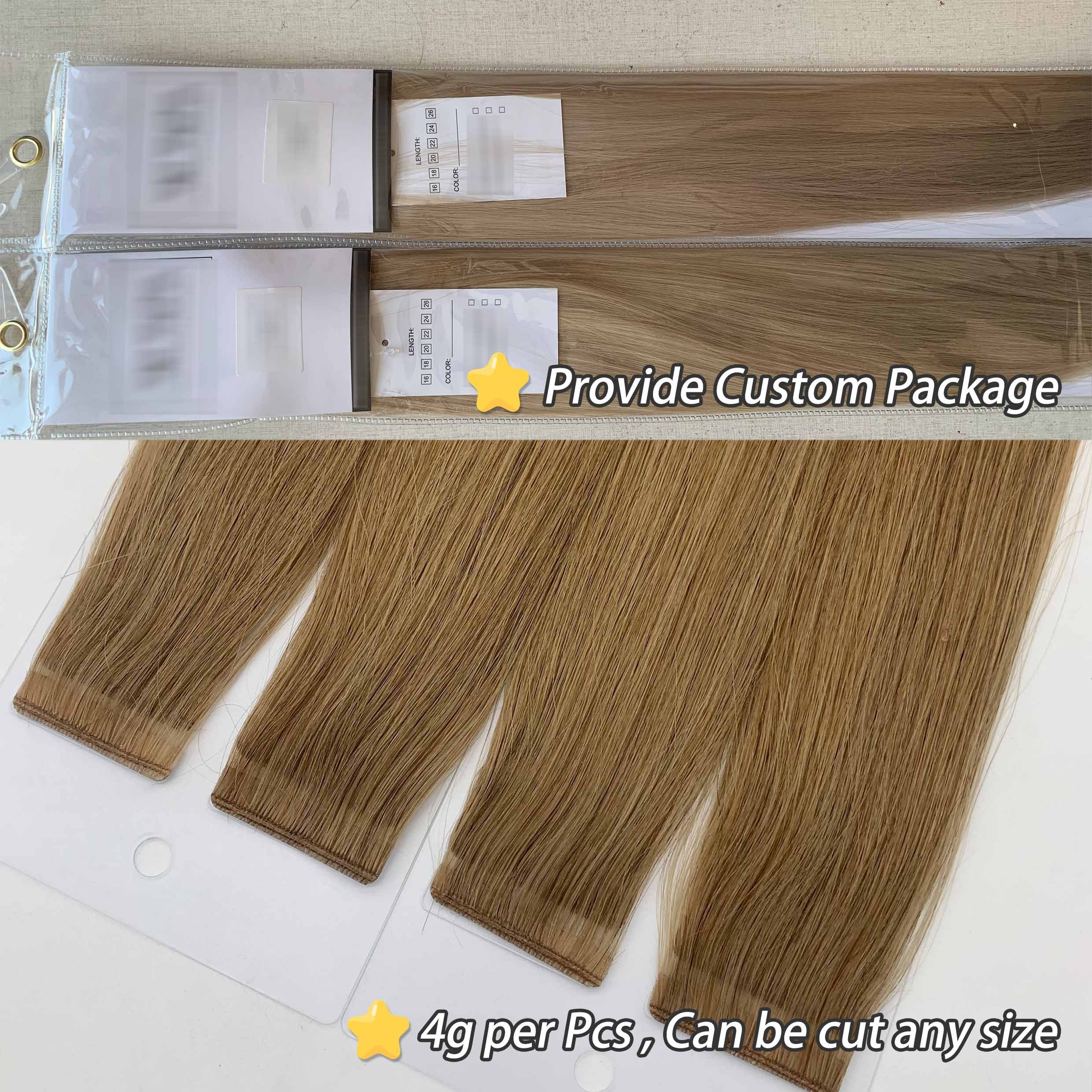 Fasimei Russian Human Hair Tape Hair Extension Raw Cuticle Aligned Products Factories Genius Tape In Human Hair Extensions