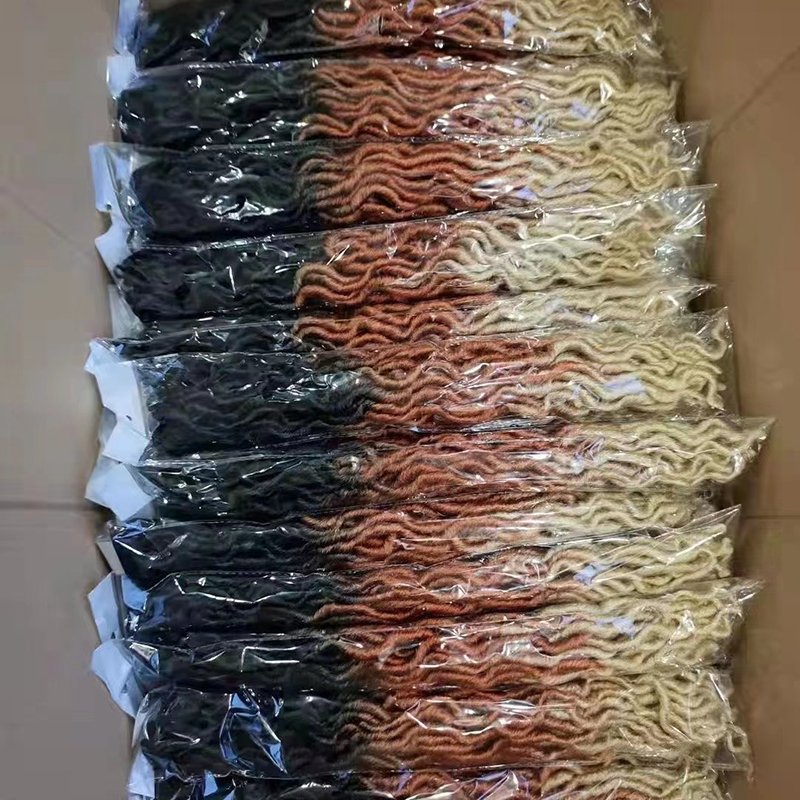 Faux Loc Ombre Gypsy Curly Faux Locs Crochet Hair Synthetic Fiber Crochet Braids Hair Wholesales 20 inch 24 strands/pc