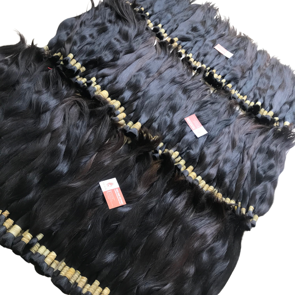 Best Selling One Single Donor Bulk Human Hair Unprocessed 100% Raw Cuticle Aligned Vietnamese Natural Human Hair Extensions