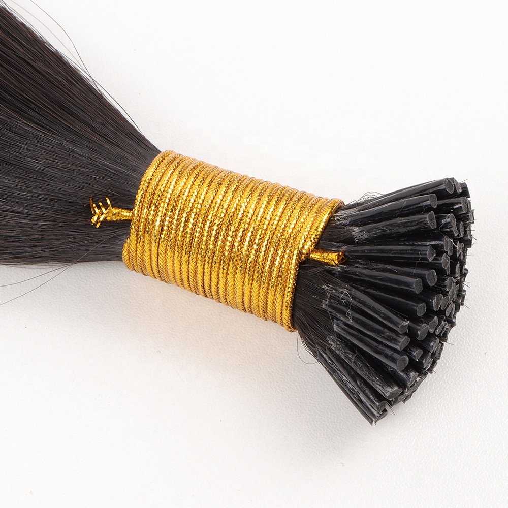 Orient Wholesale 100% Natural Raw Virgin Human Hair High Quality I Tip Human Hair Extensions
