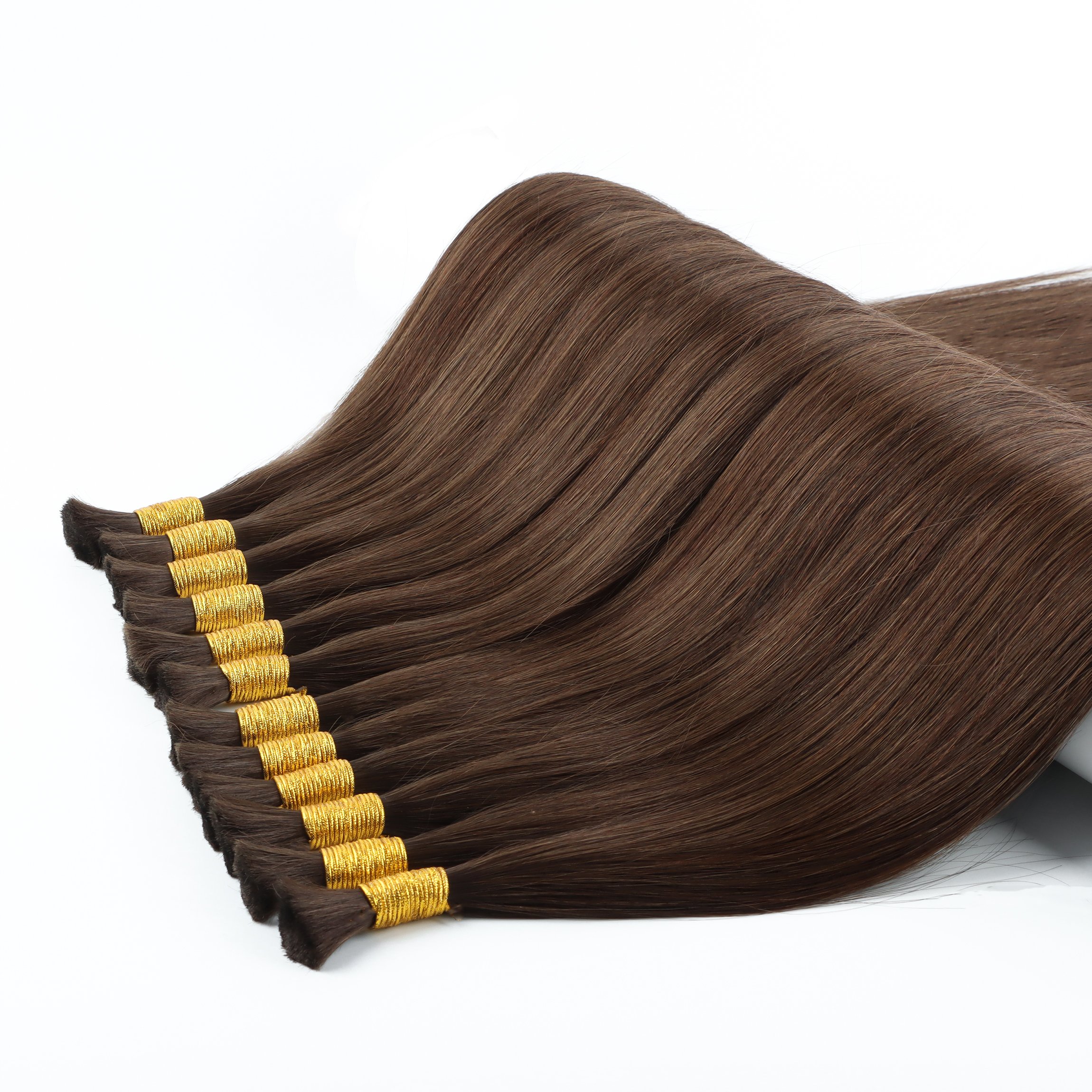 High Quality no tangle soft 100% virgin remy human hair wet and wavy braiding hair bulk no weft hair extension