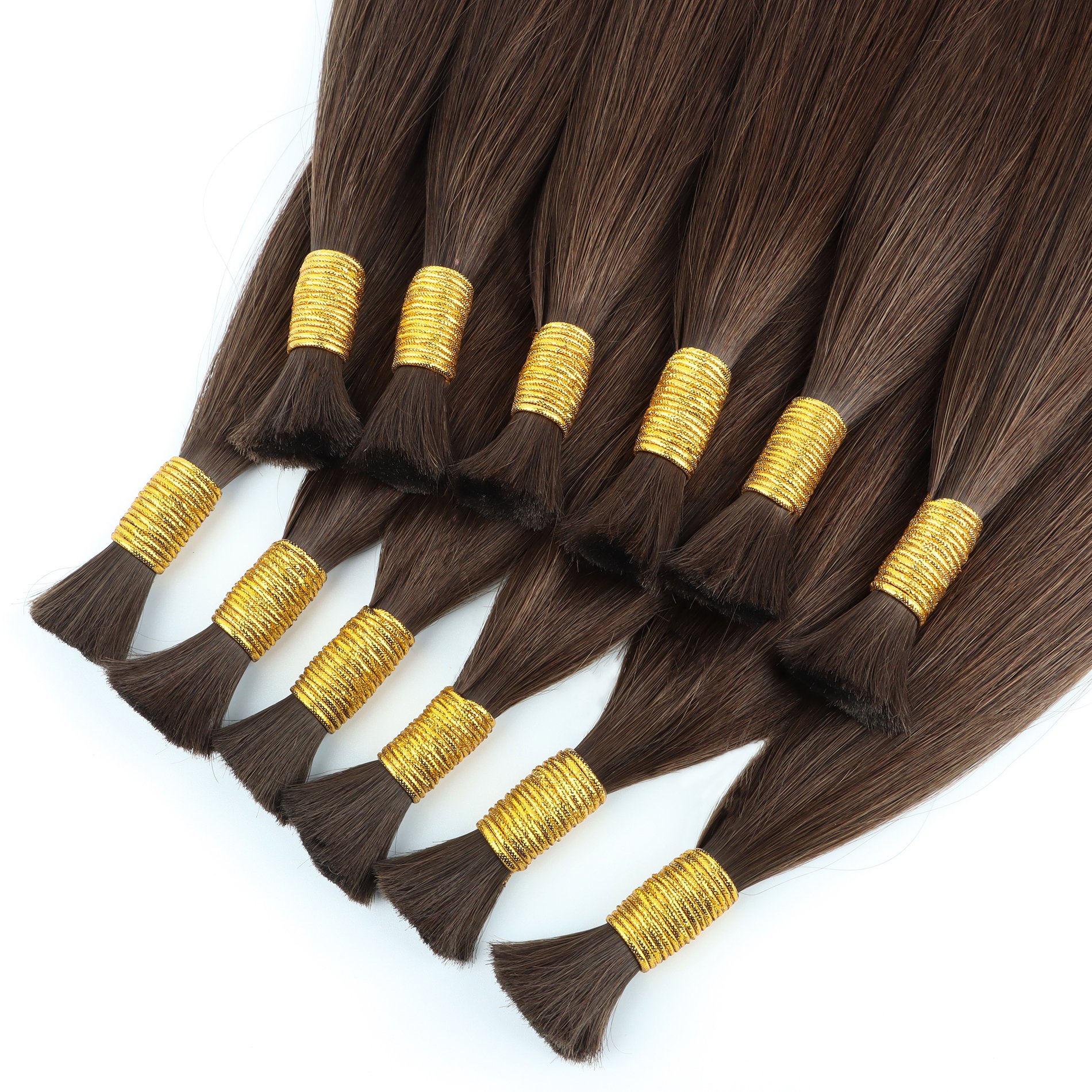 High Quality no tangle soft 100% virgin remy human hair wet and wavy braiding hair bulk no weft hair extension