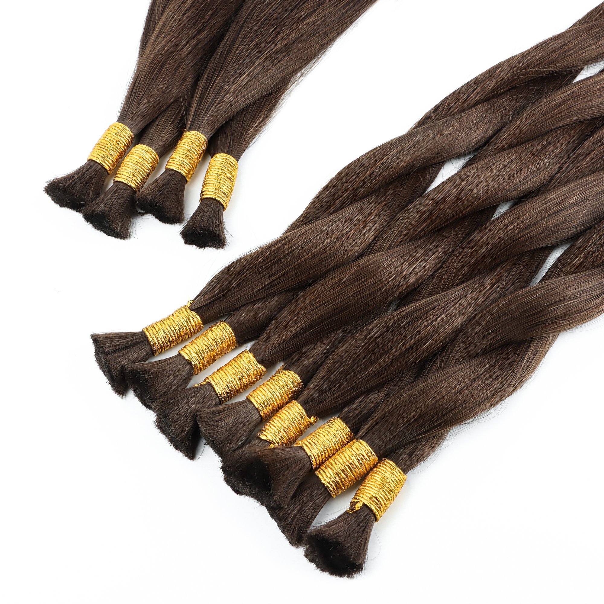 High Quality no tangle soft 100% virgin remy human hair wet and wavy braiding hair bulk no weft hair extension