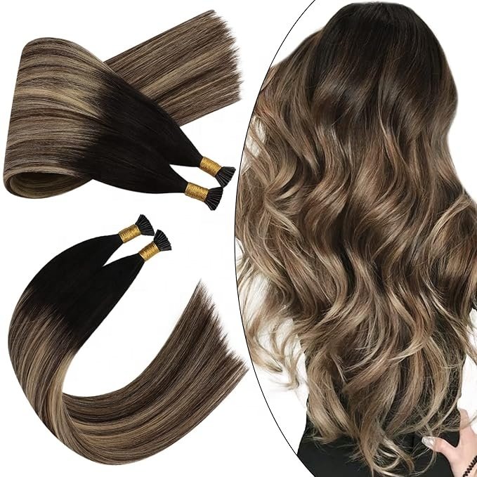 wholesale luxury design i Tip Extensions Human Hair raw Brazilian virgin cuticle aligned Hairs 14-26 inch silky straight