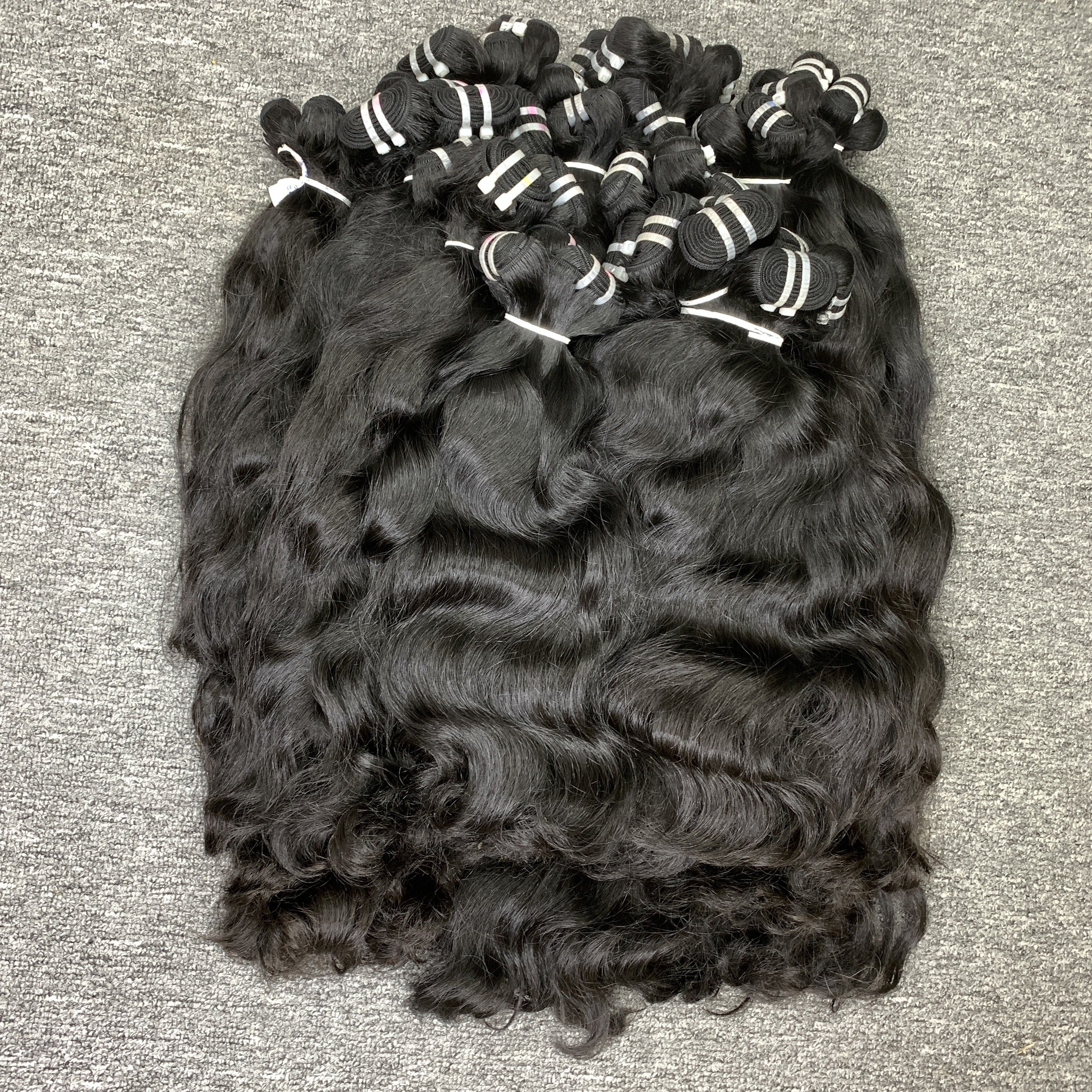 Wholesale Raw Cambodian Hair Natural Wavy High Quality Raw Unprocessed From One Donor with Best Price for Human Hair Extensions