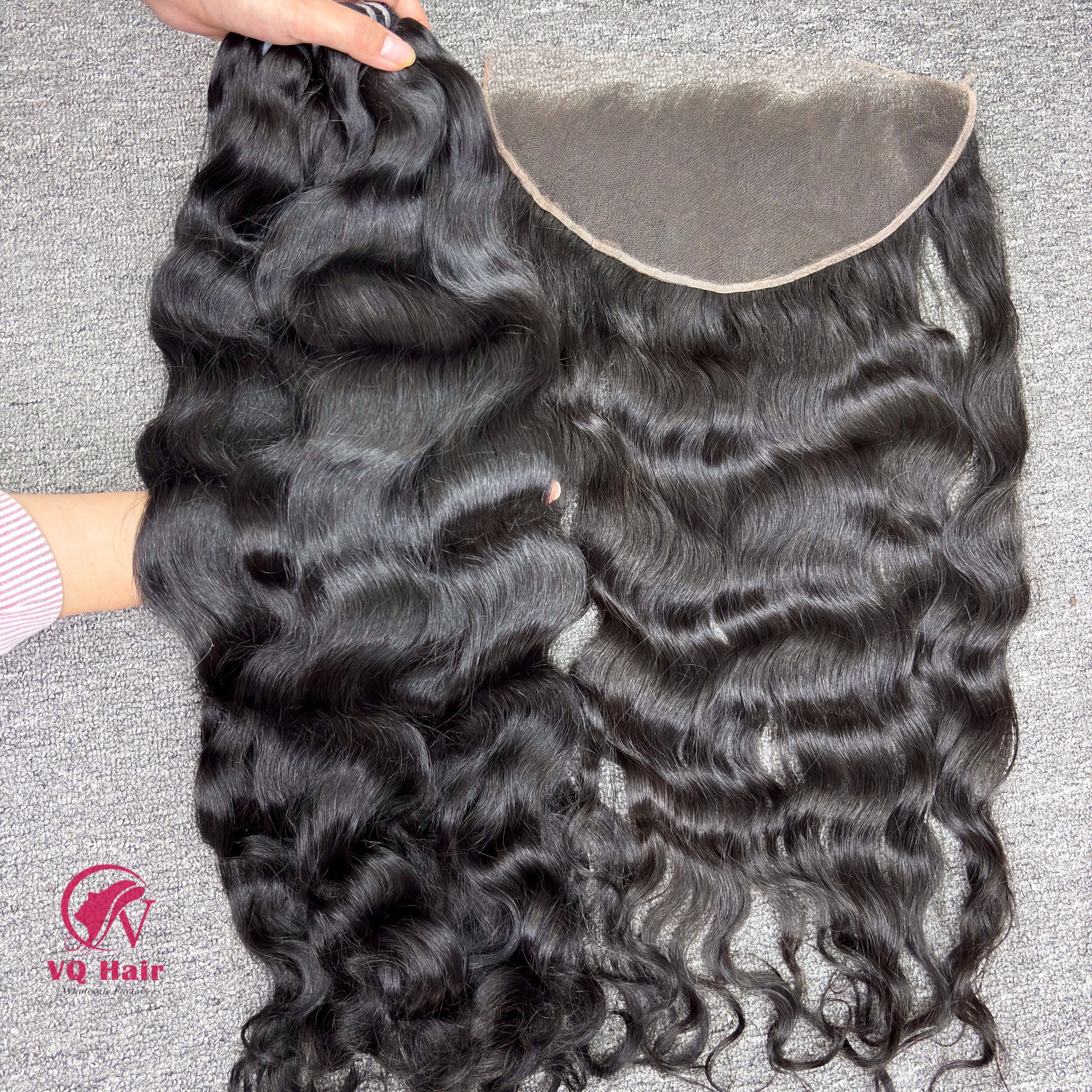Wholesale Raw Cambodian Hair Natural Wavy High Quality Raw Unprocessed From One Donor with Best Price for Human Hair Extensions