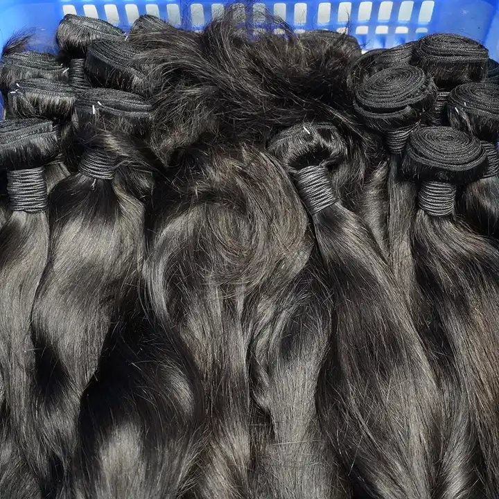 Wholesale Natural Black Color Human Hair Extension Straight Hair Bundles ,Original Brazilian Straight Hair