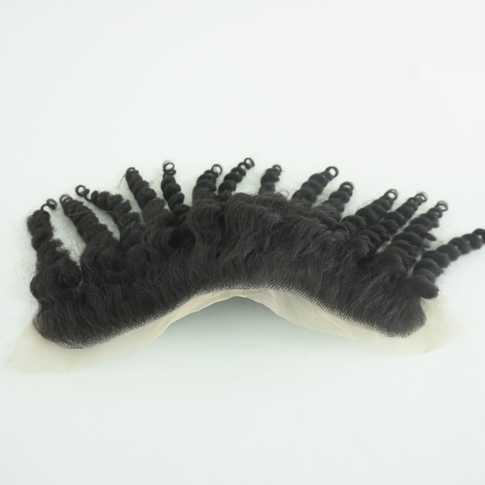 Top selling Real Virgin French curly Frontal made from Human Hair Extensions Made In Vietnam