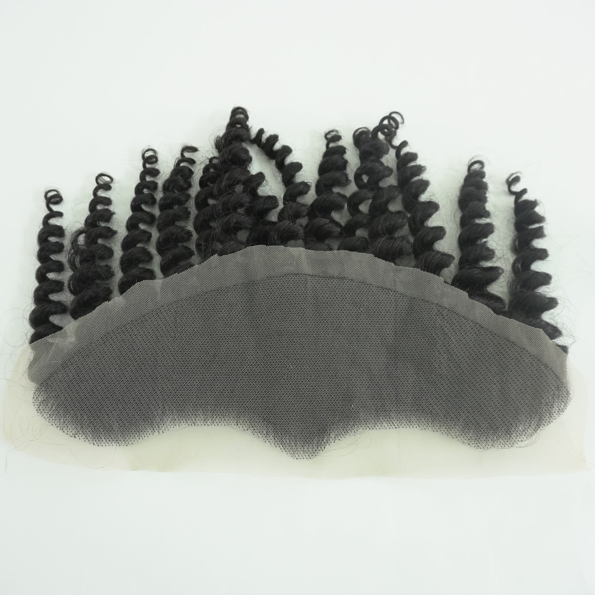 Top selling Real Virgin French curly Frontal made from Human Hair Extensions Made In Vietnam