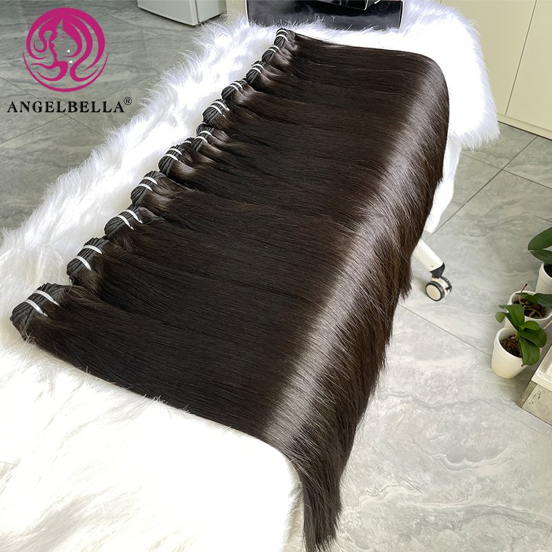 Unprocessed Vietnam Virgin Cuticle Intact Hair Bundle Vendors Bulk Double Drawn Weft Raw Vietnamese Human Hair Extensions