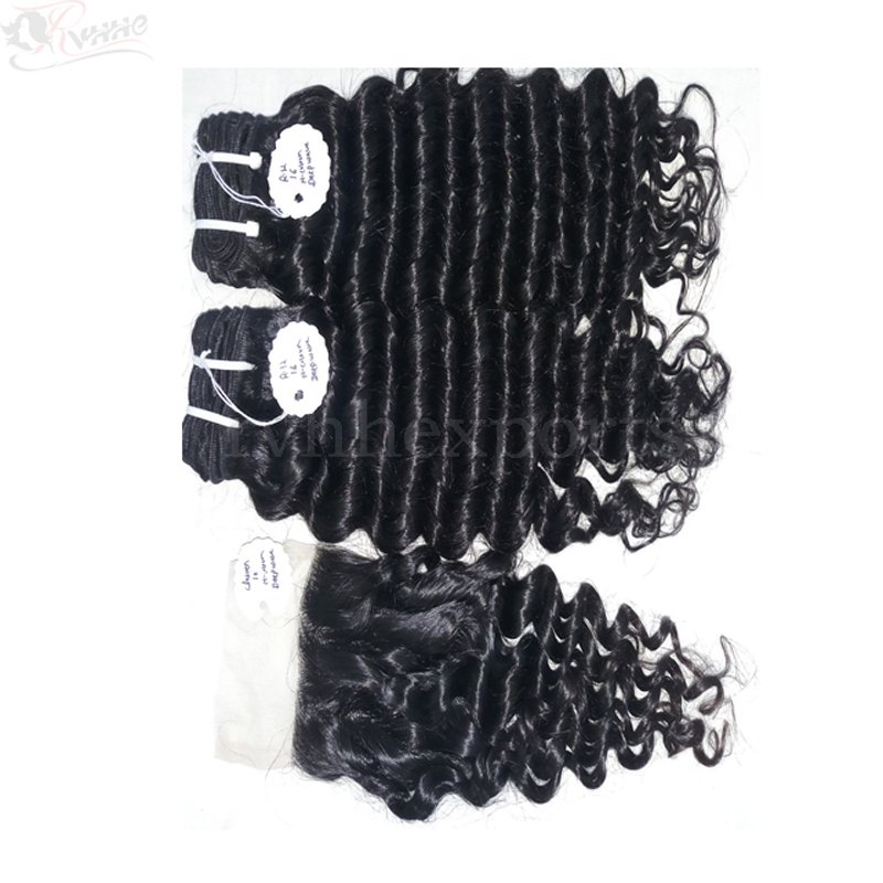 Large Stock Natural Virgin Human Hair Extension Bundles Wholesale Kinky Curly Raw Indian Hair Weft