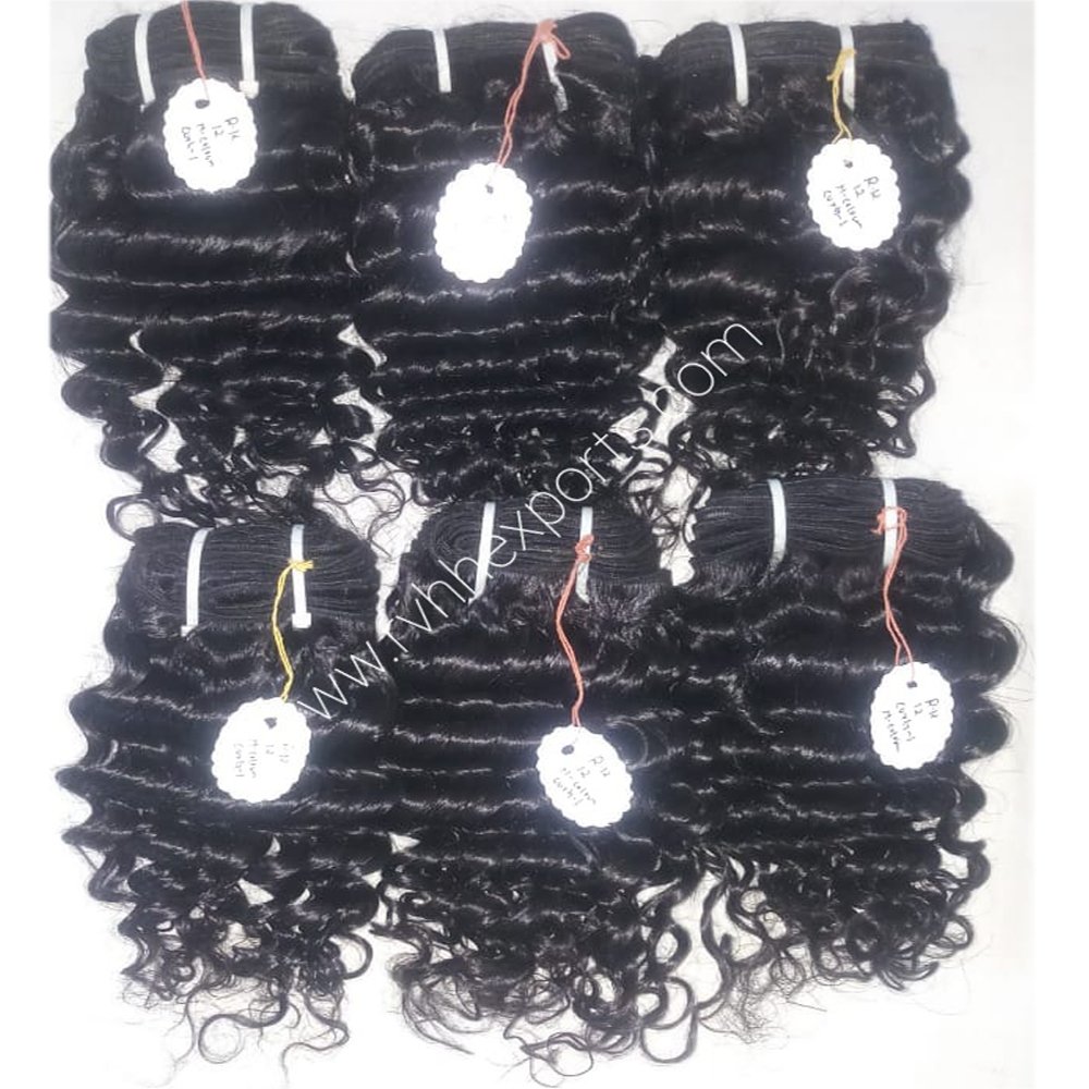 Large Stock Natural Virgin Human Hair Extension Bundles Wholesale Kinky Curly Raw Indian Hair Weft