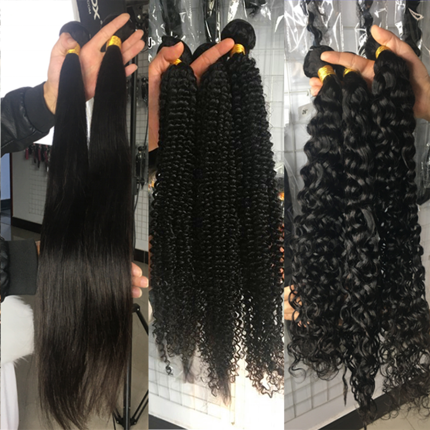 Fuxin Wholesale 12A Grade High Quality Double Drawn Raw Virgin Cuticle Aligned Human Hair Bundles Human Hair Extension Vendors