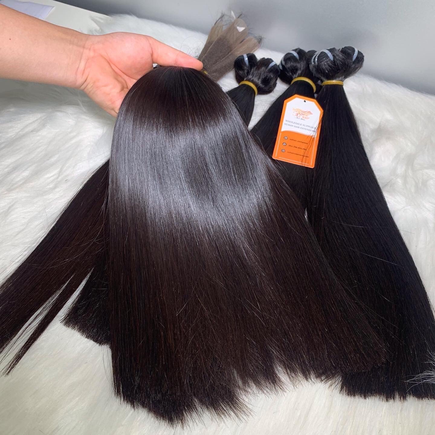 Best Sell Factory Wholesale Price Remy Weft Hair Extensions 100% Human Virgin Weft Straight Hair Extensions