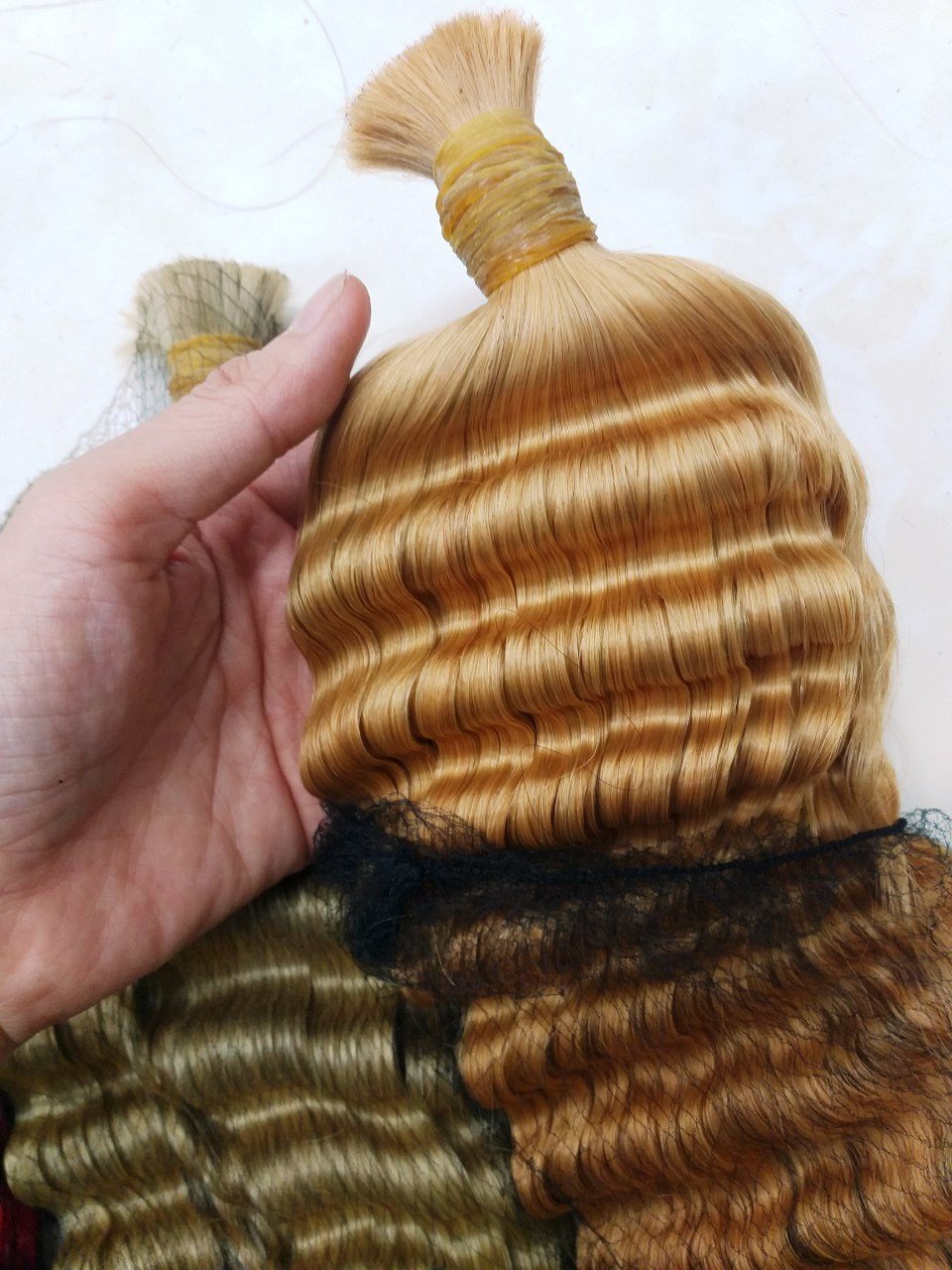 Curly Hair Bulk for making Human Hair Extensions & Wigs Raw Virgin Cuticle Aligned Natural Real Human Hair Double Drawn Cheap