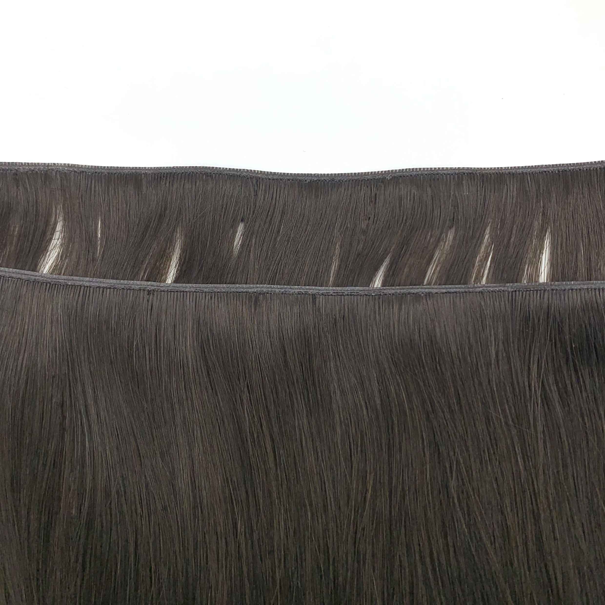 Russian hair manufacturing companies double drawn human hair invisible clip in extensions seamless clip in extensions