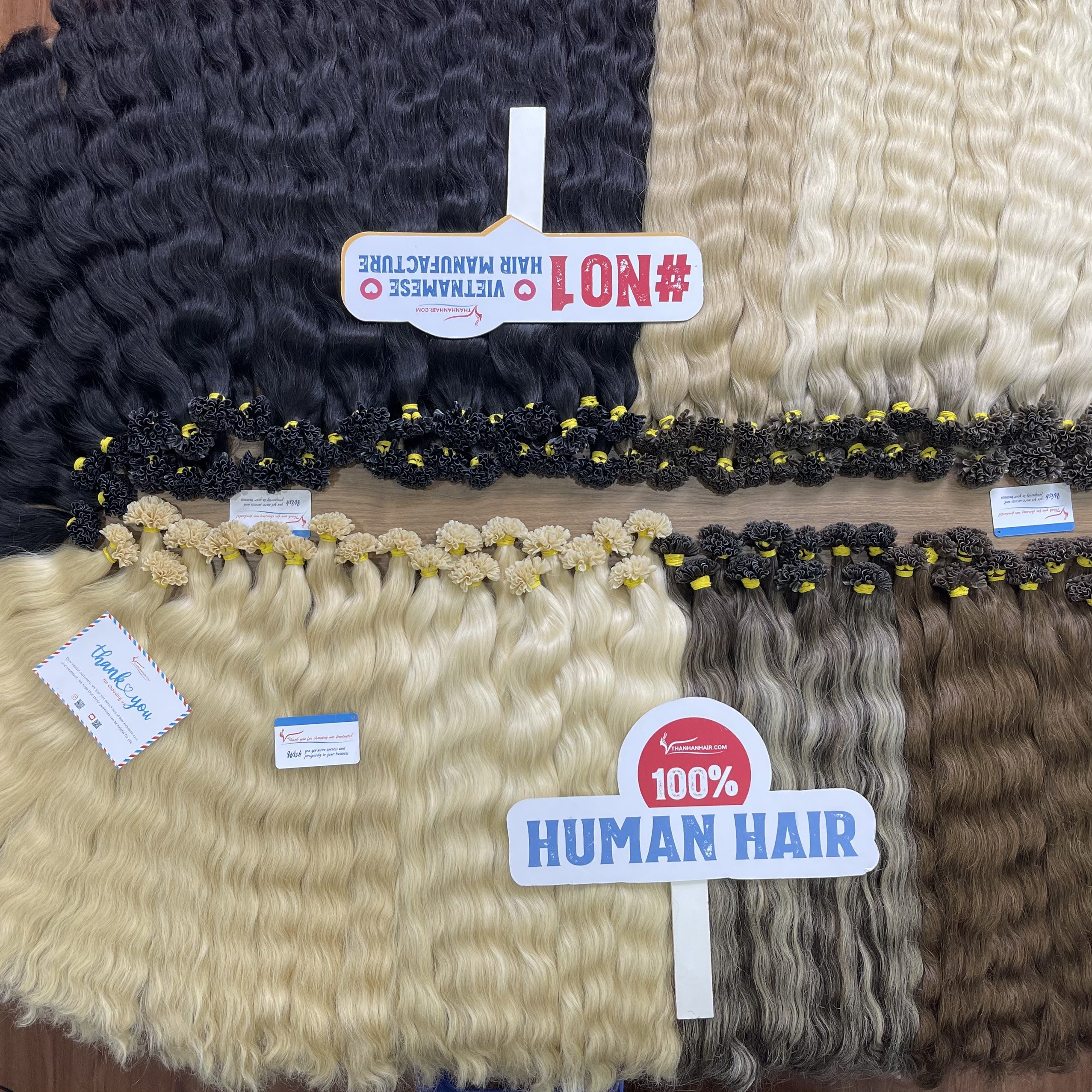 Straight u-tip Hair Extensions 100% Vietnamese Human Hair Keratin U Tip Pre Bonded Extensions For Women 6-32 Inch