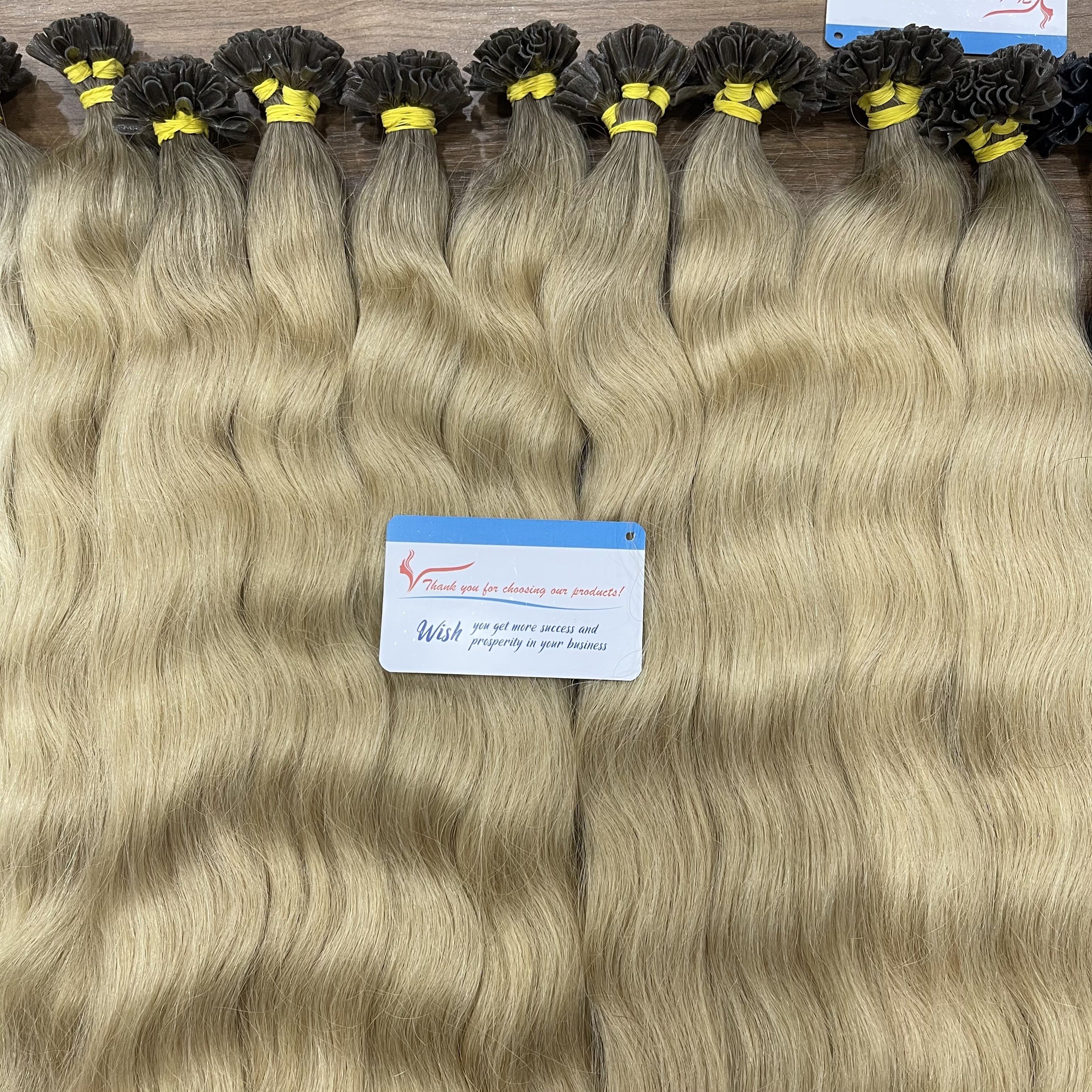 Straight u-tip Hair Extensions 100% Vietnamese Human Hair Keratin U Tip Pre Bonded Extensions For Women 6-32 Inch