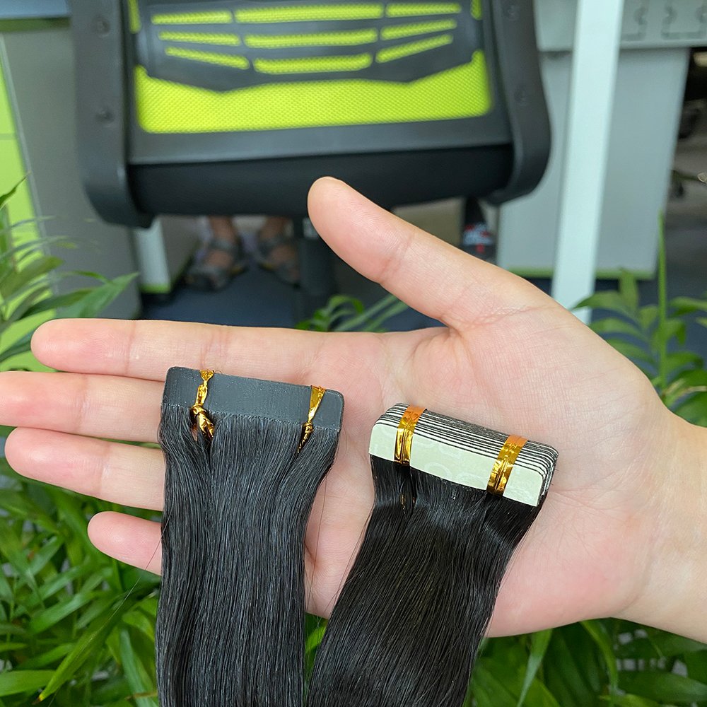 Raw Southeast Asian Grade 12a Virgin Unprocessed Hand Tied Weft Extension 60 Inch 52 Long Hair Wholesale Prices 1 Piece