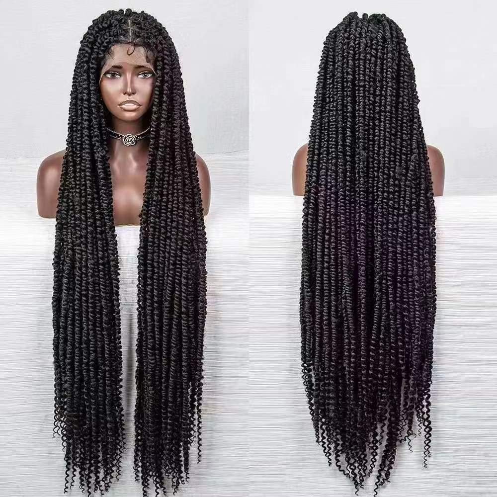 Wholesale Full Lace Human Hair Wigs For Braiding Hair Box Braids Wig Brazilian Human Hair Wigs for Black Women In Bulk Vendor