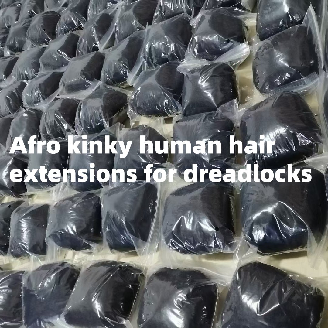 8-12 inches 30g 100% human hair bulk Afro kinky human hair extensions for dreadlocks Afro Kinky Bulk Human Hair for Locs