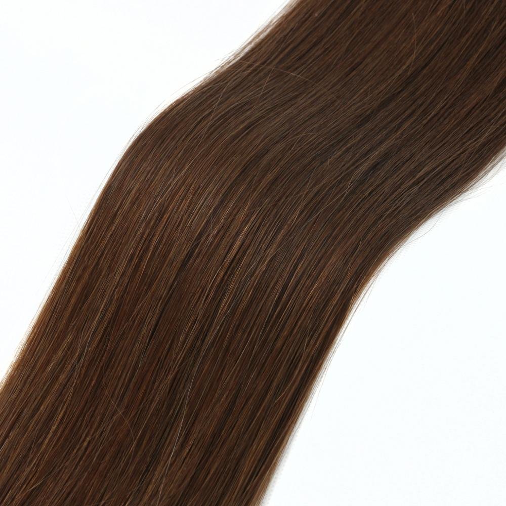 100% Russian Human Hair Weft Double Drawn Weft Hair Extensions