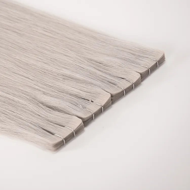 Invisible Tape In Hair Extensions 100% Human Hair Double Drawn 12a Tape In Remy Hair Extensions Chinese factory