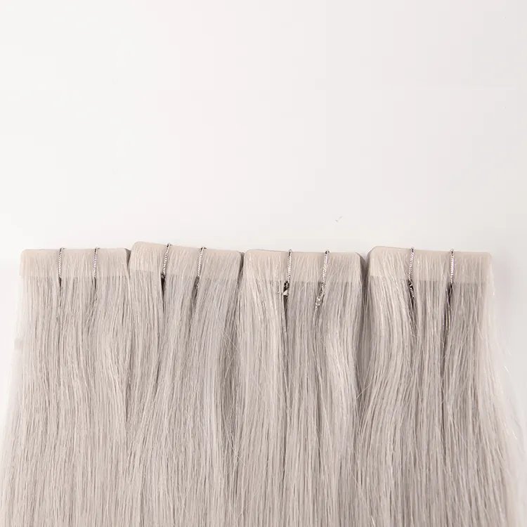 Invisible Tape In Hair Extensions 100% Human Hair Double Drawn 12a Tape In Remy Hair Extensions Chinese factory