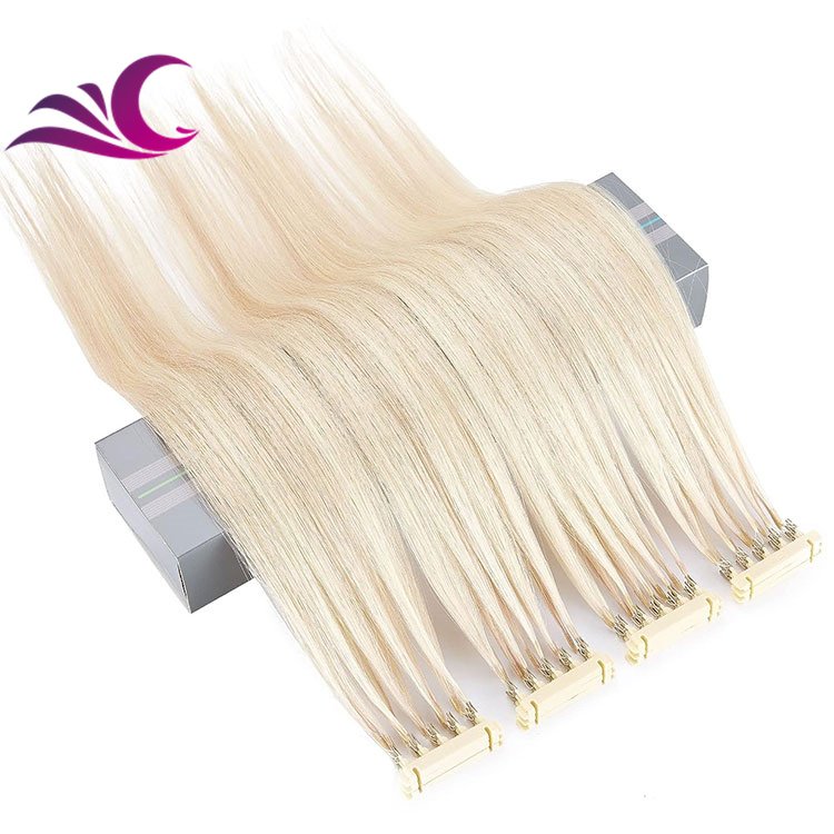 Celebrity pre bonded brazilian human hair extension double drawn cuticle aligned remy hair 6D hair extensions