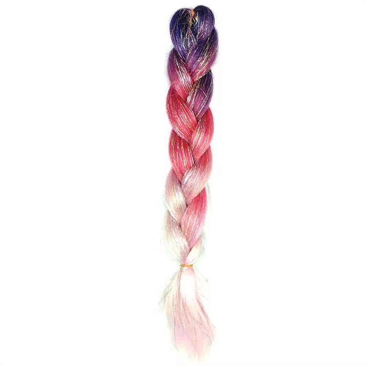 Braiding Hair Extensions 24 Inch High Temperature Synthetic Fiber Hair Raids Twist Braiding Hair Extensions For Black Women