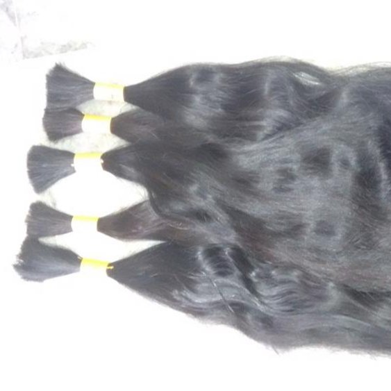 30" wavy bulk human hair. Single donor best selling bulk human hair