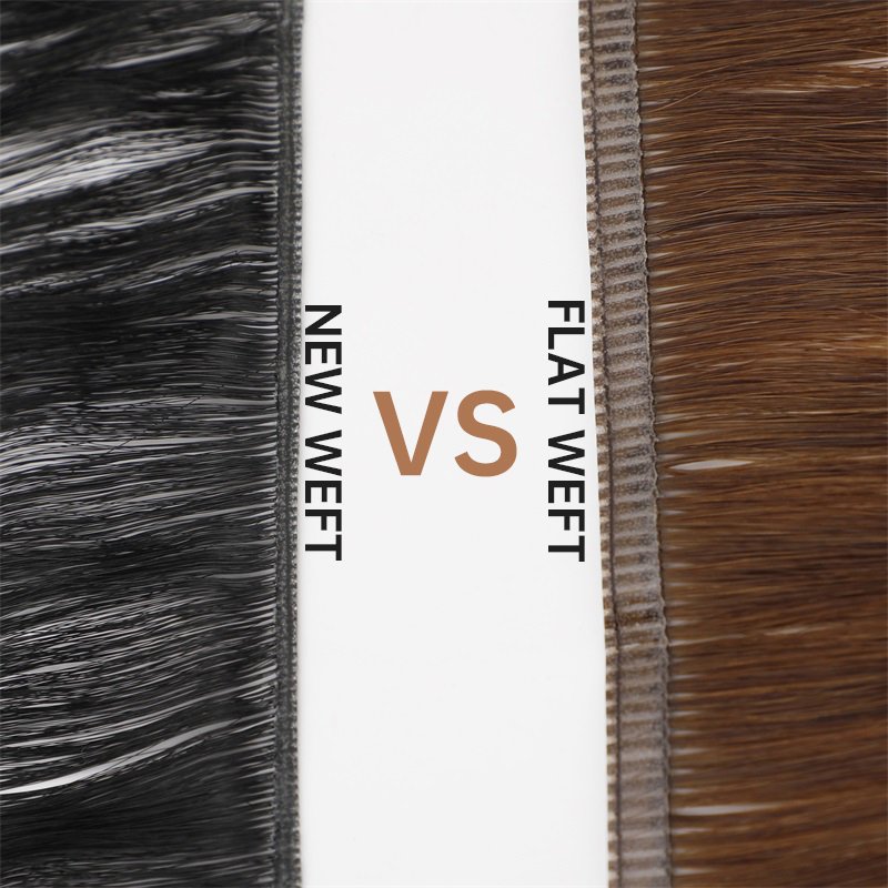 100% remy virgin new thin invisible russian genius weft european natural double drawn human hair extensions
