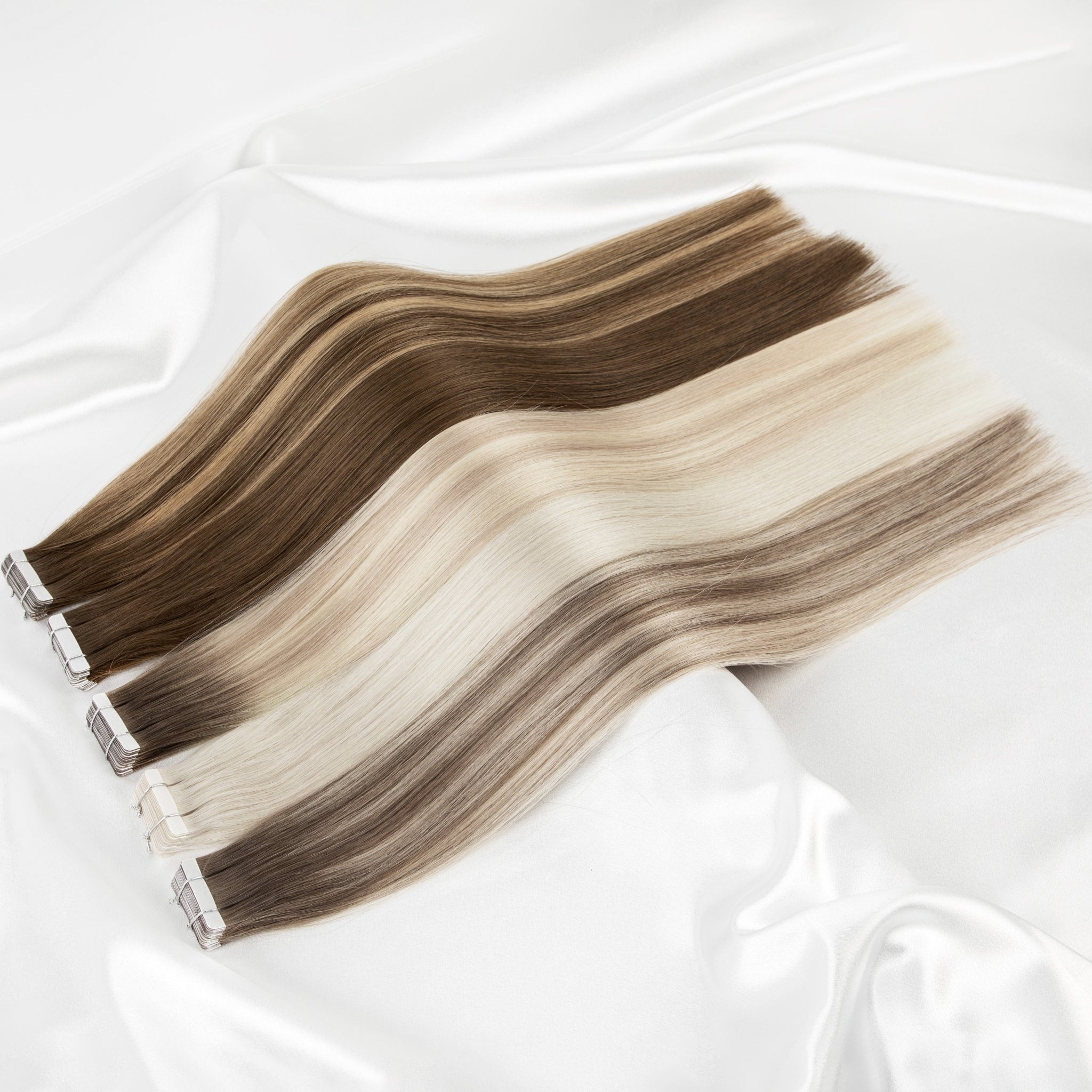 LeShine 100% Human Hair Tape In Human Hair Extension 100 Gram 40 Pcs Remy Invisible Tape Hair Extensions