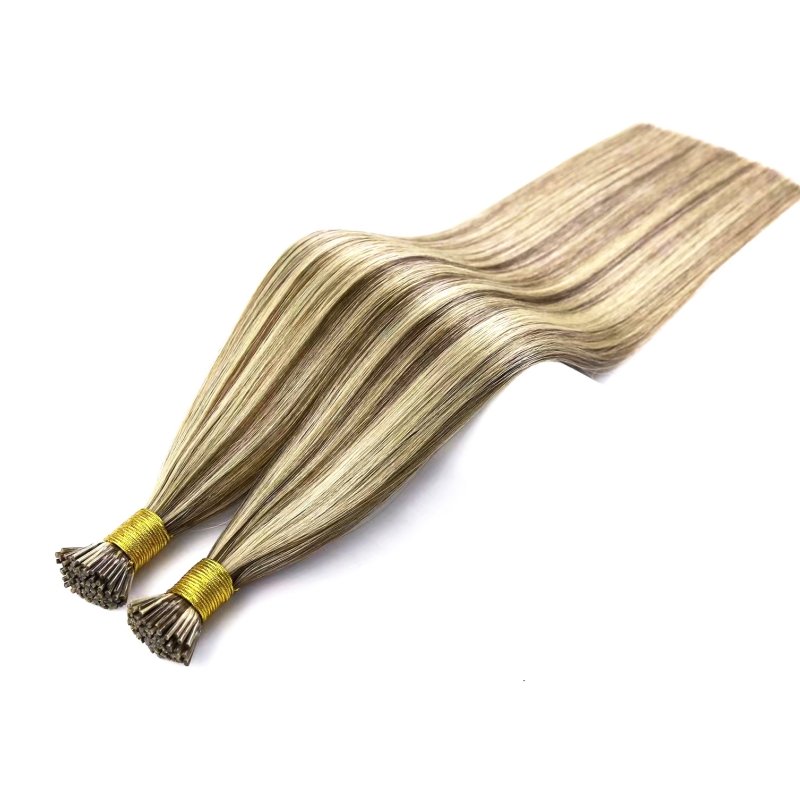 Wholesale 1g/strand Remy Human Hair Pre Bonded I-tip Keratin Hair Extension 14-26 Inches Silky Straight I Tip Hair Extensions