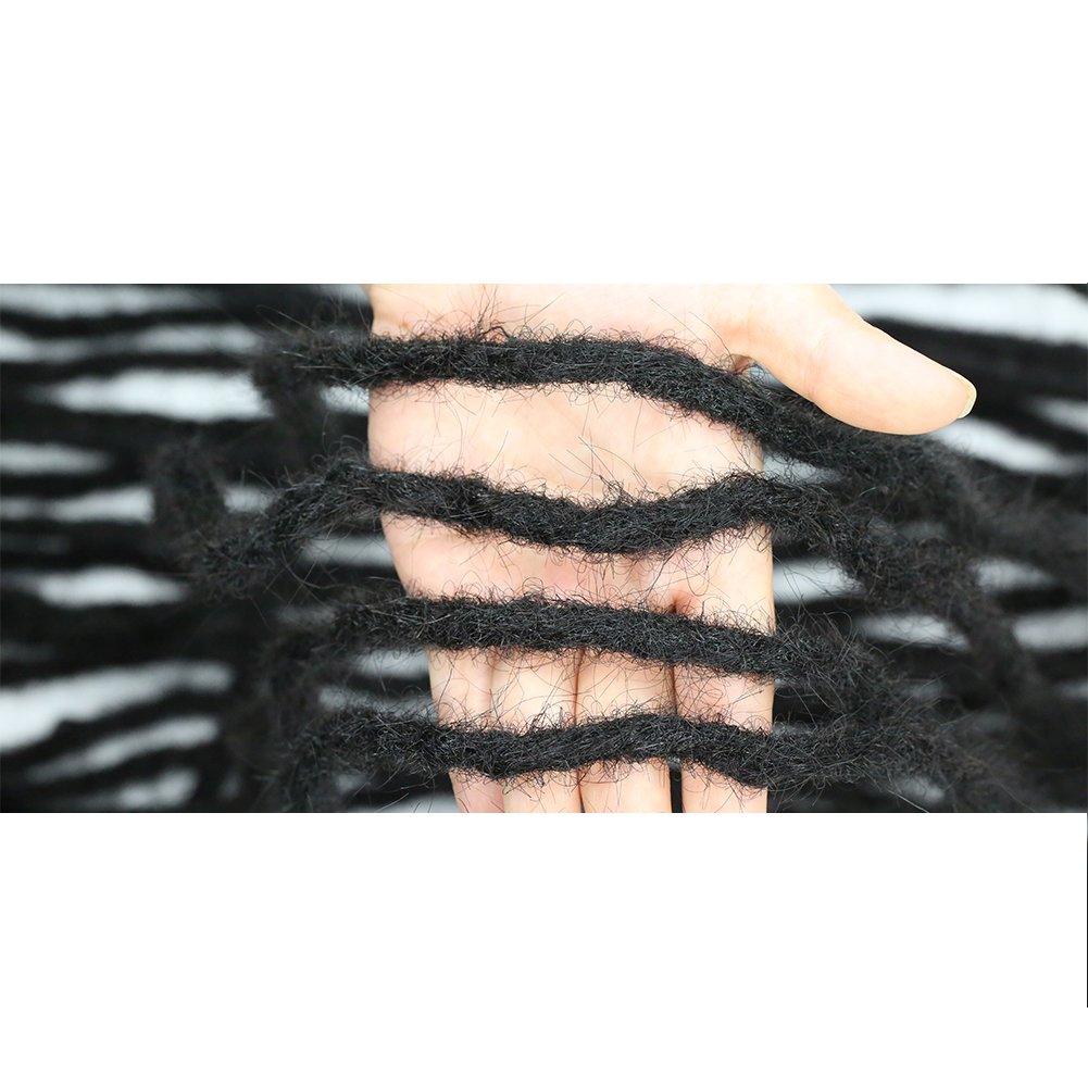 Tianrunhair For Braiding 30strands 100cm long Nepal felted wool synthetic dreadlocks crochet braids hair for kids and adult