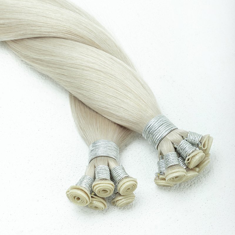 European Genius Hair Weft Human Extensions Can be Cut Double Drawn Genius Weft