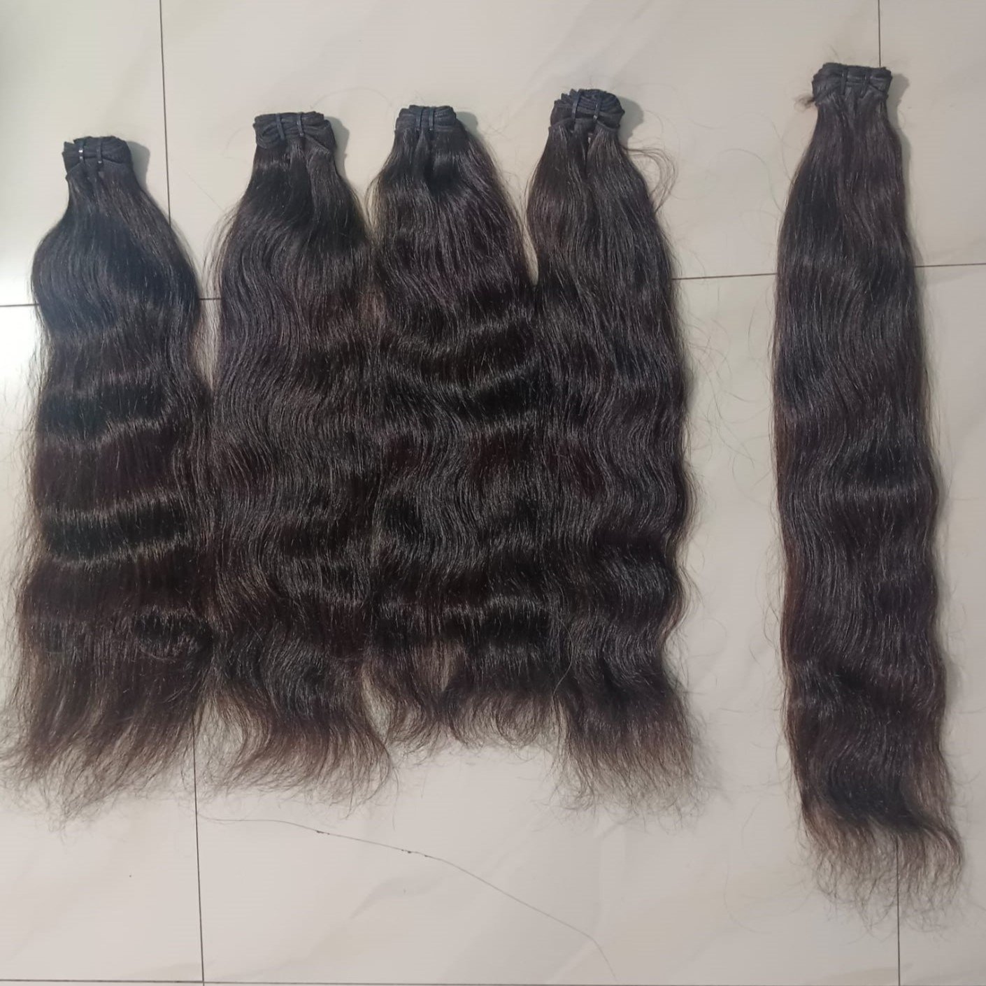 Top Grade Indian Virgin Human Hair Extensions Customized Double Weft I-tip Hair All Colors Light Bright Body Wave Water Wave