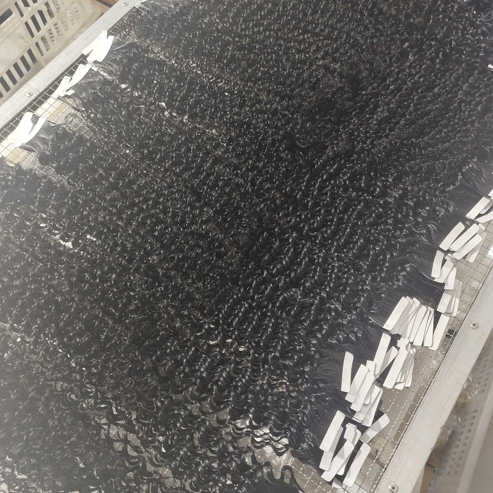 Wholesale Factory Soft Kinky Curly Tape In Human Hair Extensions Double Drawn Natural Color XBL Hair