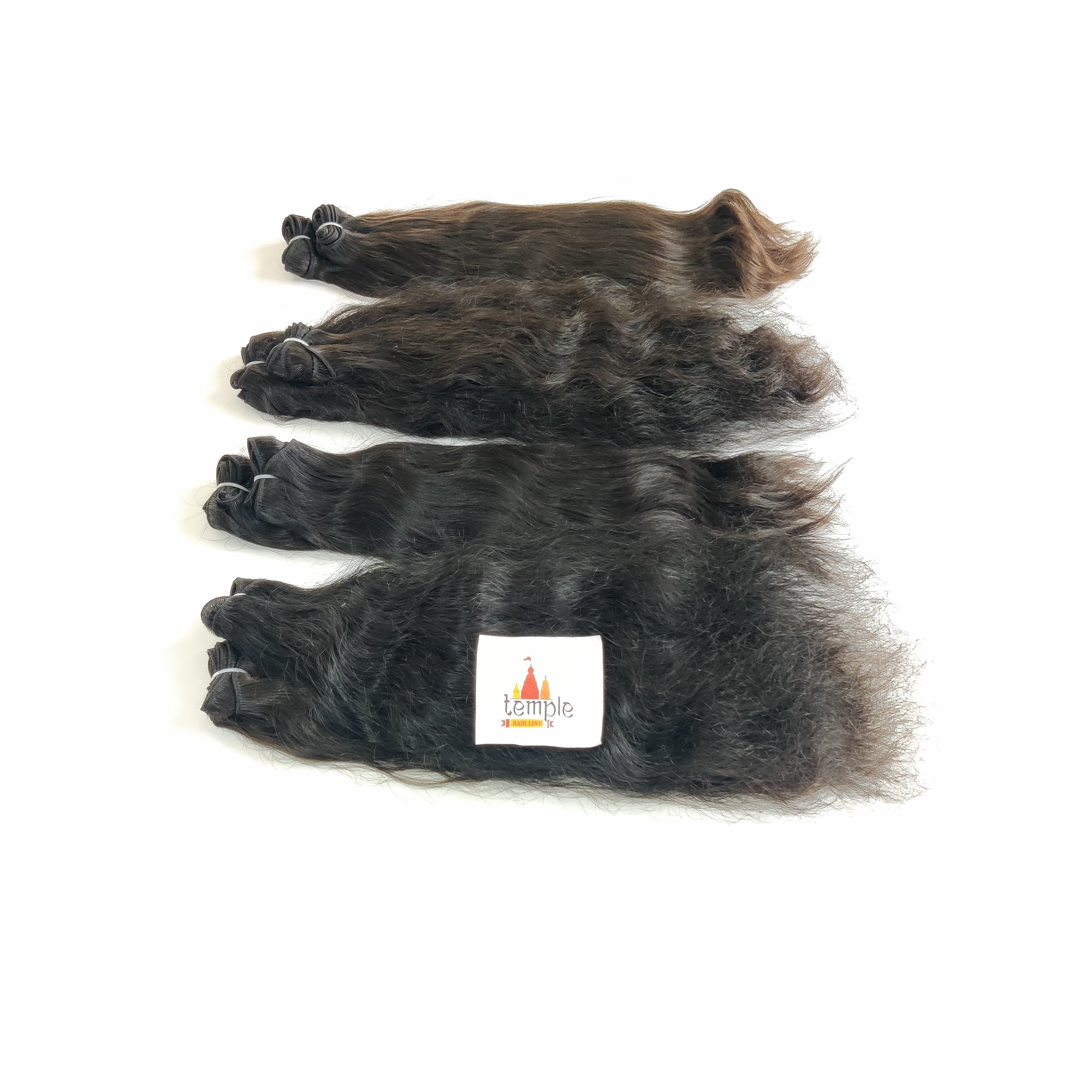 100% Raw Curly virgin cuticle aligned weaving natural Bundle color black human Indian hair extensions