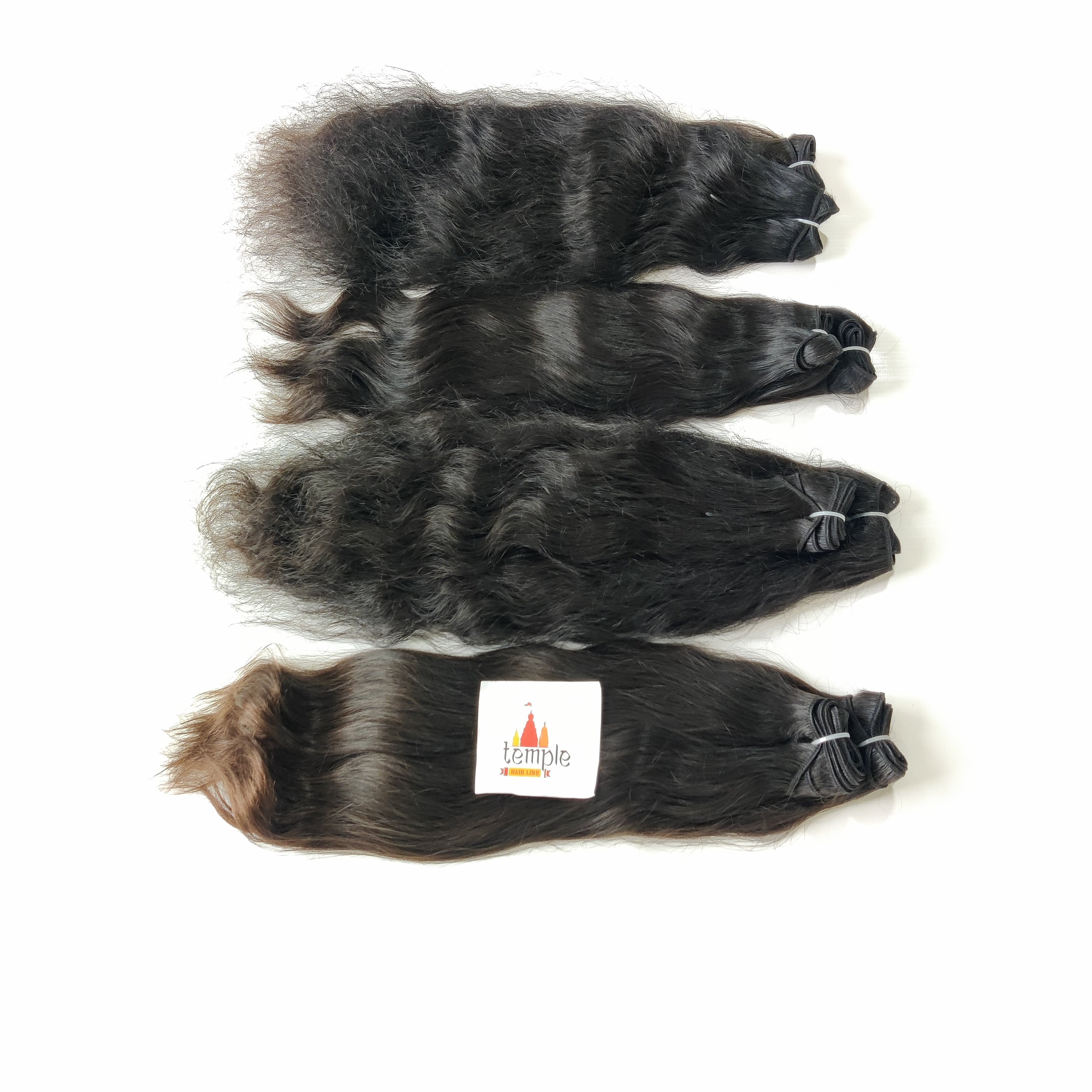 100% Raw Curly virgin cuticle aligned weaving natural Bundle color black human Indian hair extensions