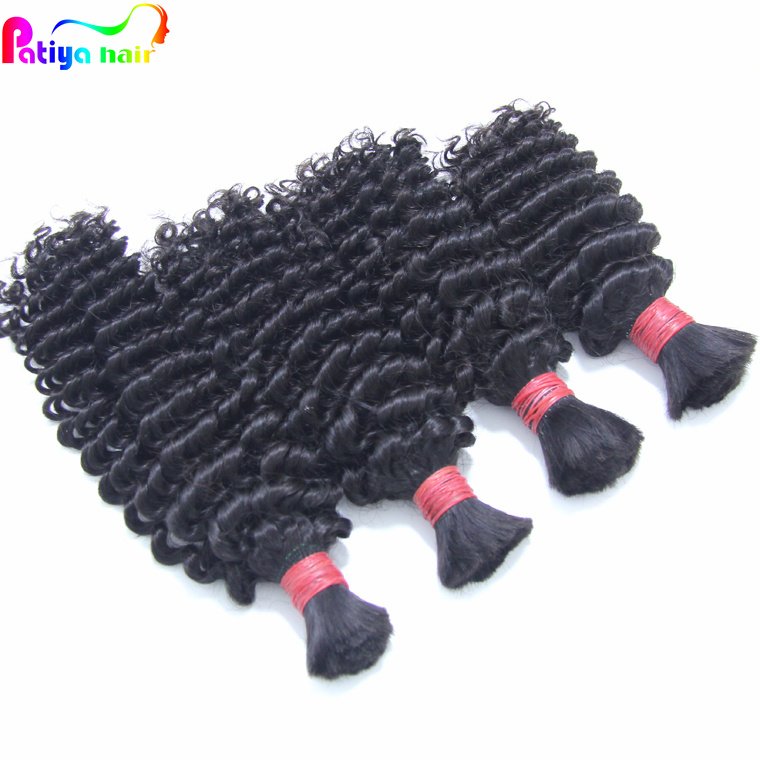 Patiya Good Hair Supplier 12A Raw Vietnam Virgin Remy Hair Boho Braids Burmese Curly Unprocessed Kinky Curly Bulk Braiding Hair